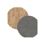 Aparador Moderno Color Cambria-Cemento con 4 Puertas - 130x40x70.6 cm - Amplio Almacenamiento para Salón o Comedor.