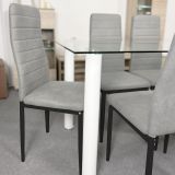Pack de 6 Sillas Tapizadas para Comedor/Salón, 40x42x96 cm